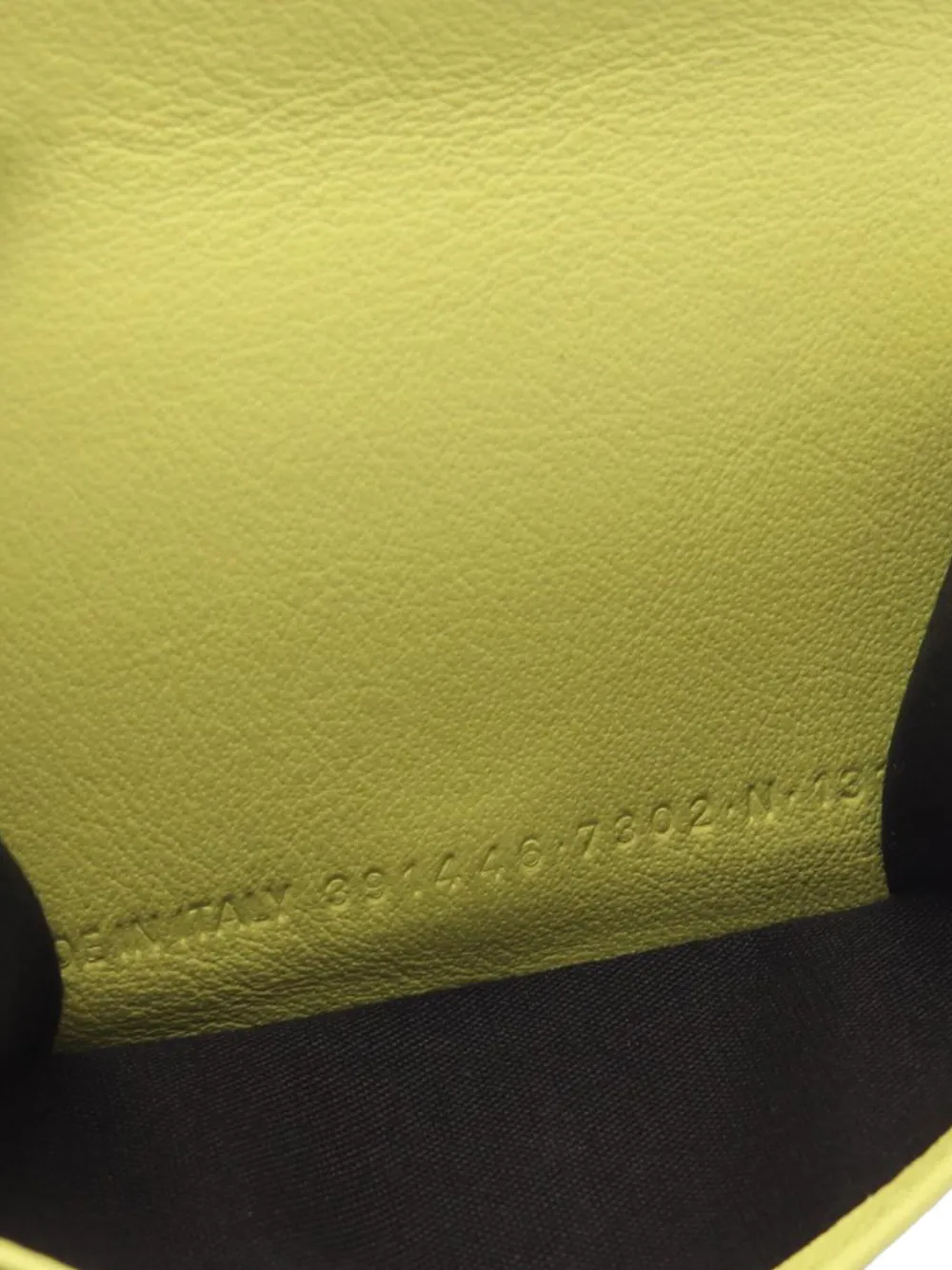 Pre-owned Balenciaga 2010-2025 Mini Calfskin Paper Wallet Small Wallets In Yellow