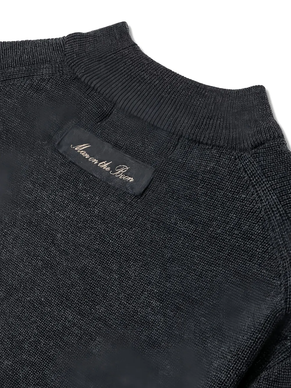 Man On The Boon. Mock-neck Sweater In Green