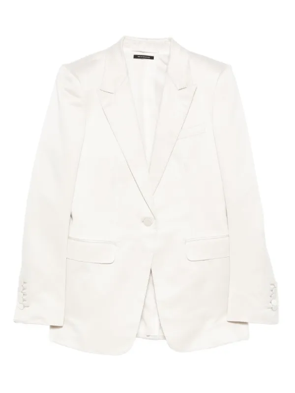 Tom Ford Flap-pocket Single-breasted Blazer in Neutrals