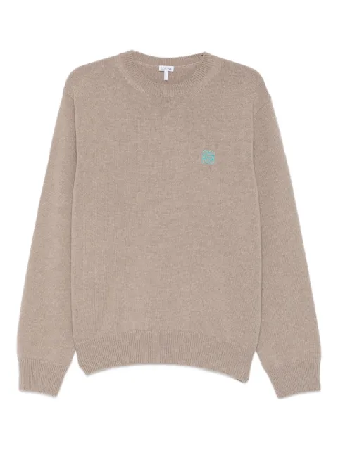 LOEWE logo-embroidered crew-neck sweater