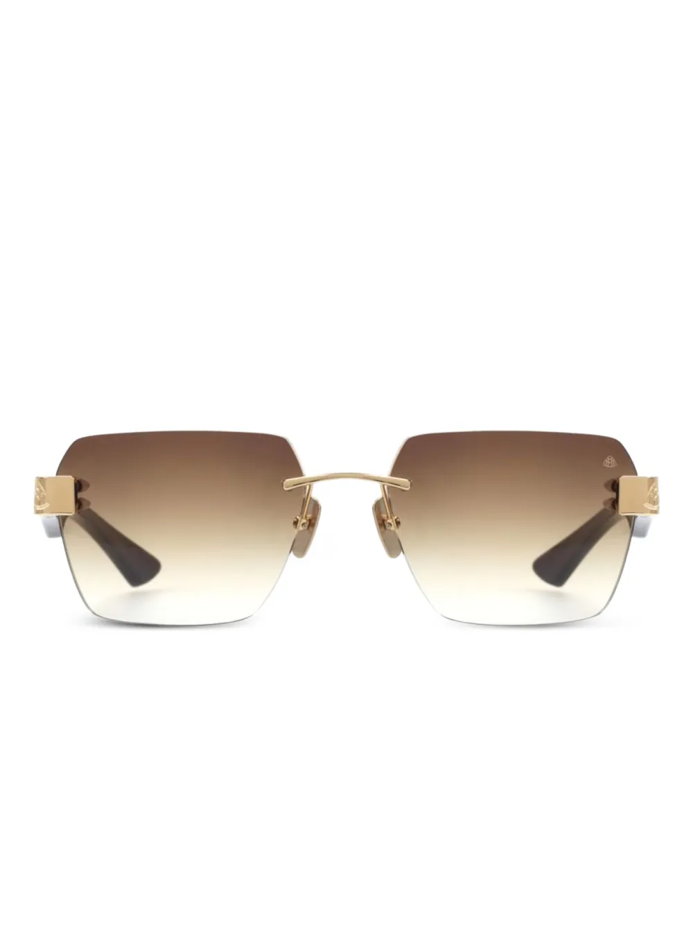 Maybach eyewear The Magic I geometric-frame sunglasses | Brown | Image 1
