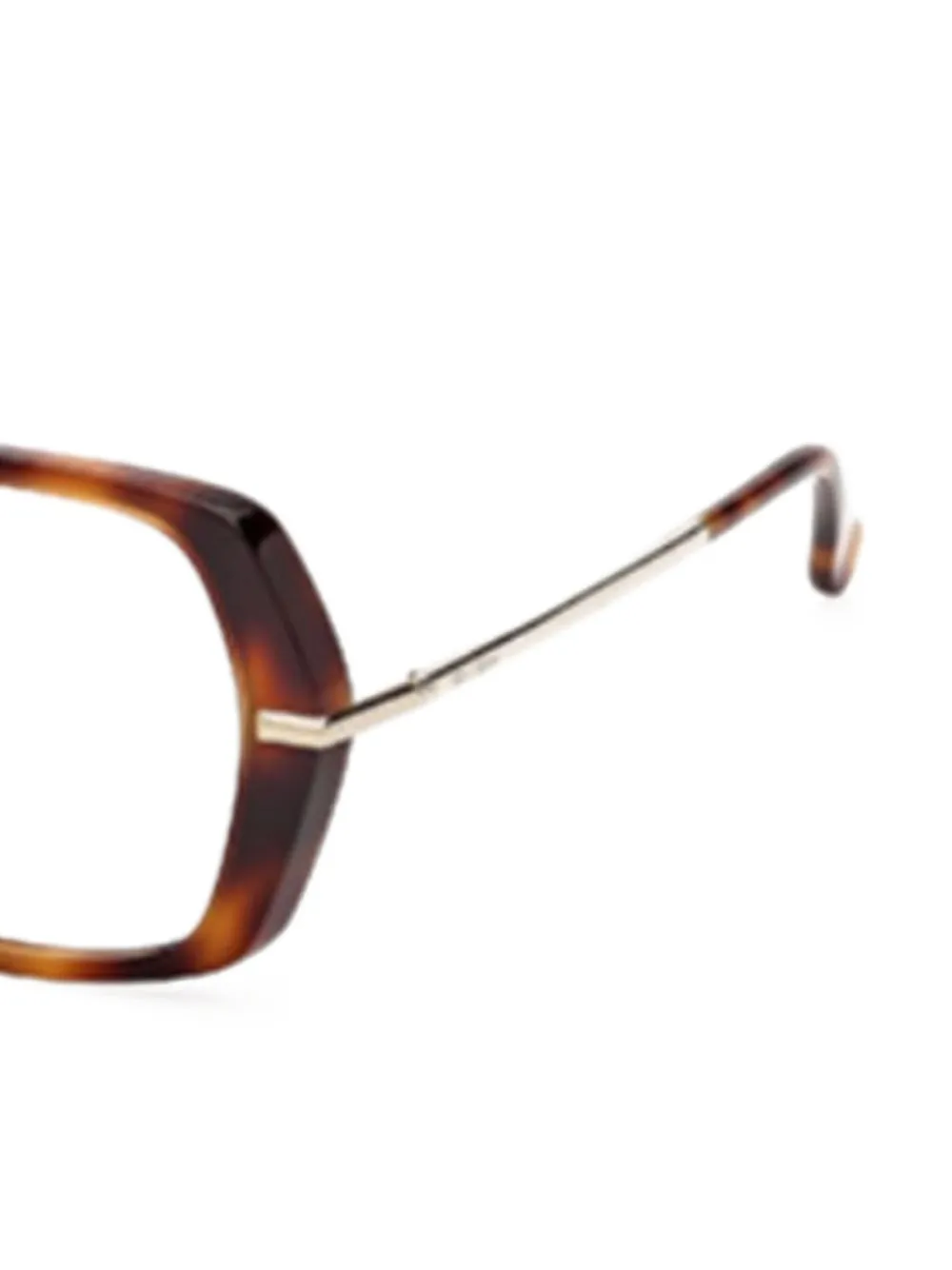 Max Mara Eyewear Bril met geometrisch montuur Bruin