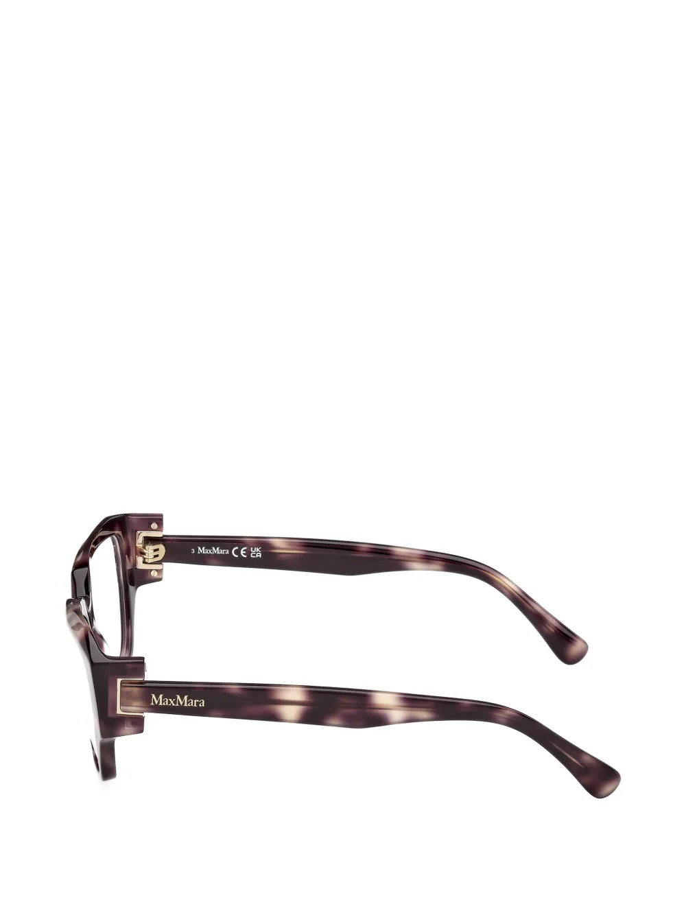 Max Mara Eyewear geometric-frame glasses Bruin