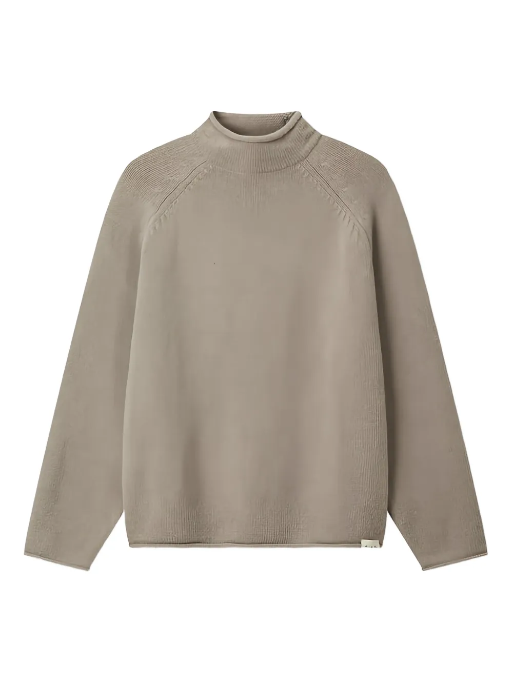 Man On The Boon. roll-neck sweater | Neutrals | Image 1