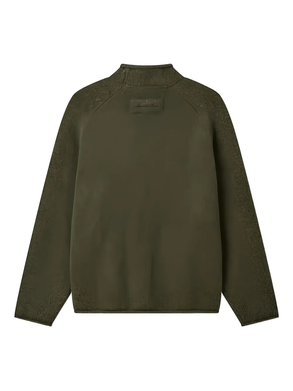 Man On The Boon. Turtleneck Jumper In Green
