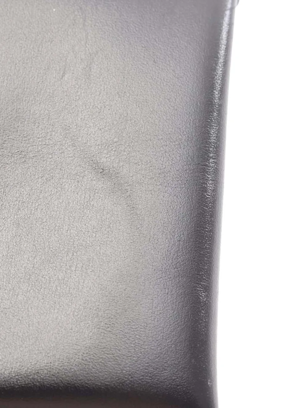 Pre-owned Hermes 2023 Calfskin Bastia Purse Coin Pouch In Black