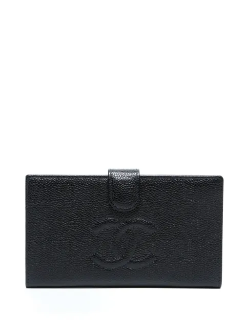 CHANEL Pre-Owned  2003-2004 interlocking-CC wallet