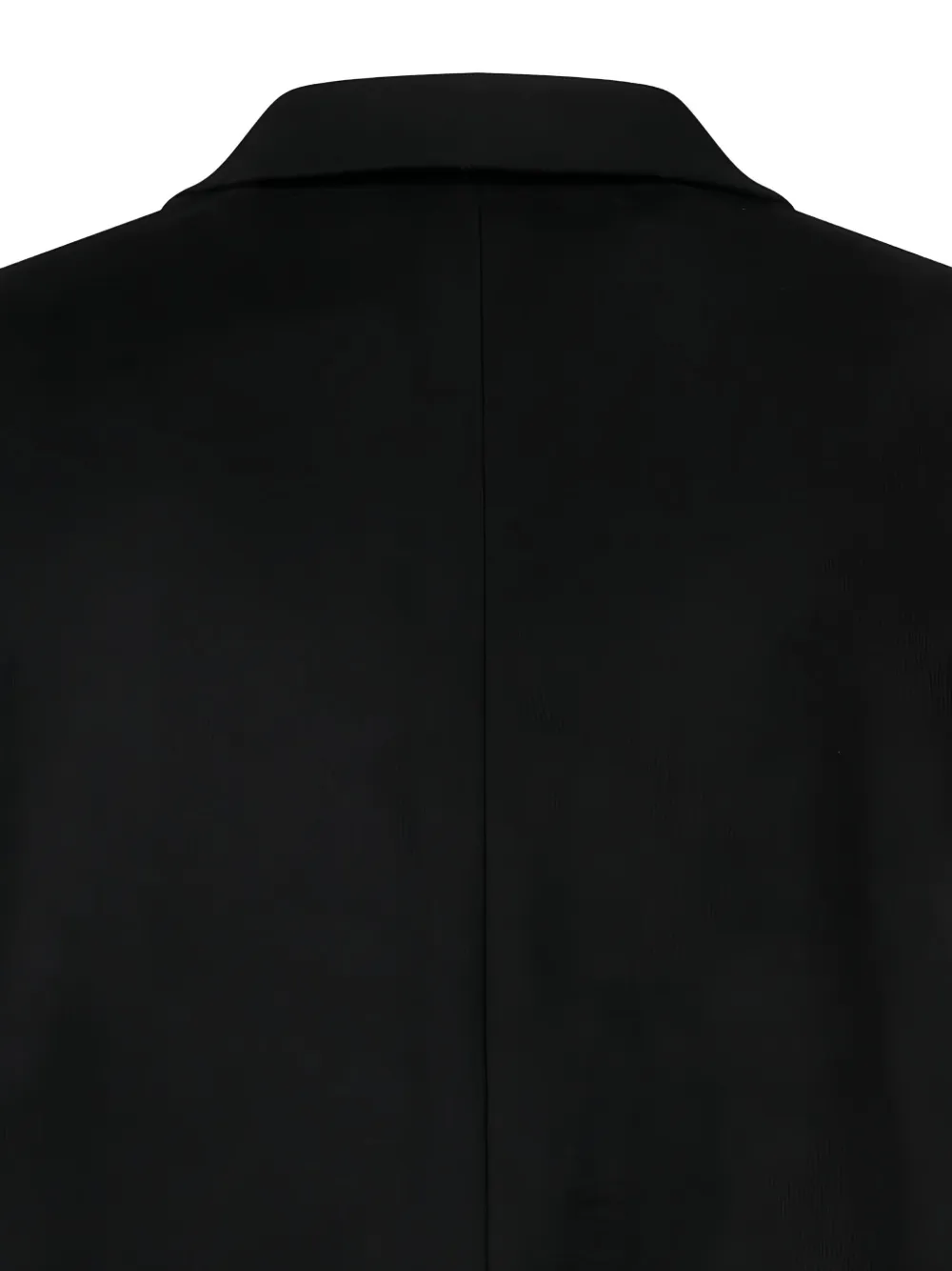 Man On The Boon. Button Coat In Black