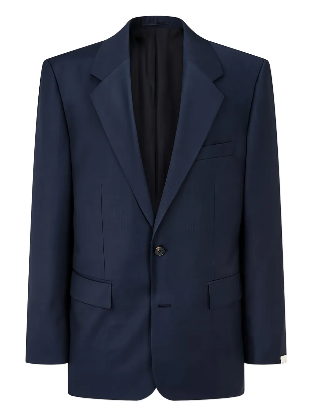 Man On The Boon. Four Seasons Wool Suit Jacket In Blue