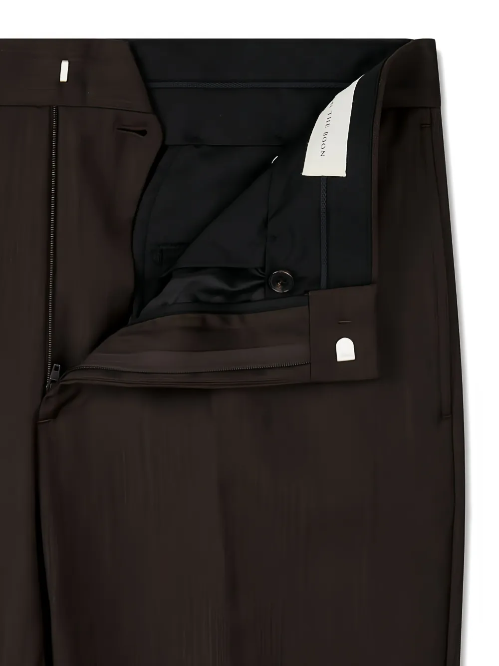 Man On The Boon. Wool Trousers In Brown