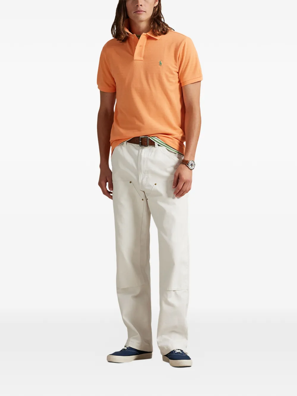 Polo Ralph Lauren Poloshirt met logo Oranje
