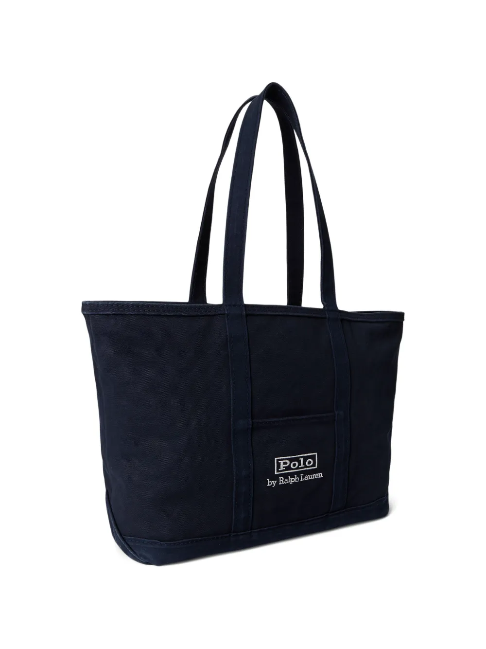 Polo Ralph Lauren Medium shopper met logoband Blauw
