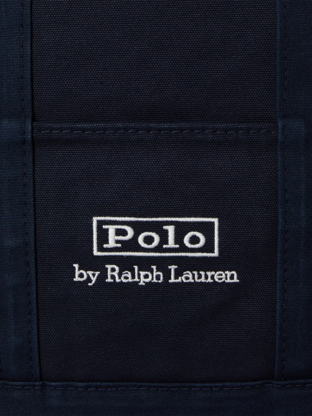 Polo Ralph Lauren Medium shopper met logoband Blauw
