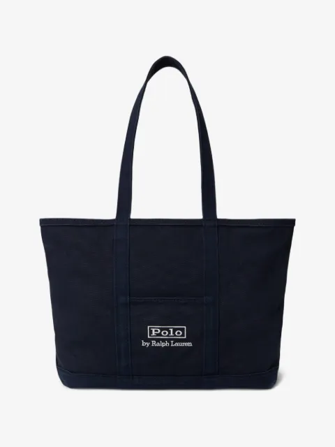 Polo Ralph Lauren medium logo strap tote bag