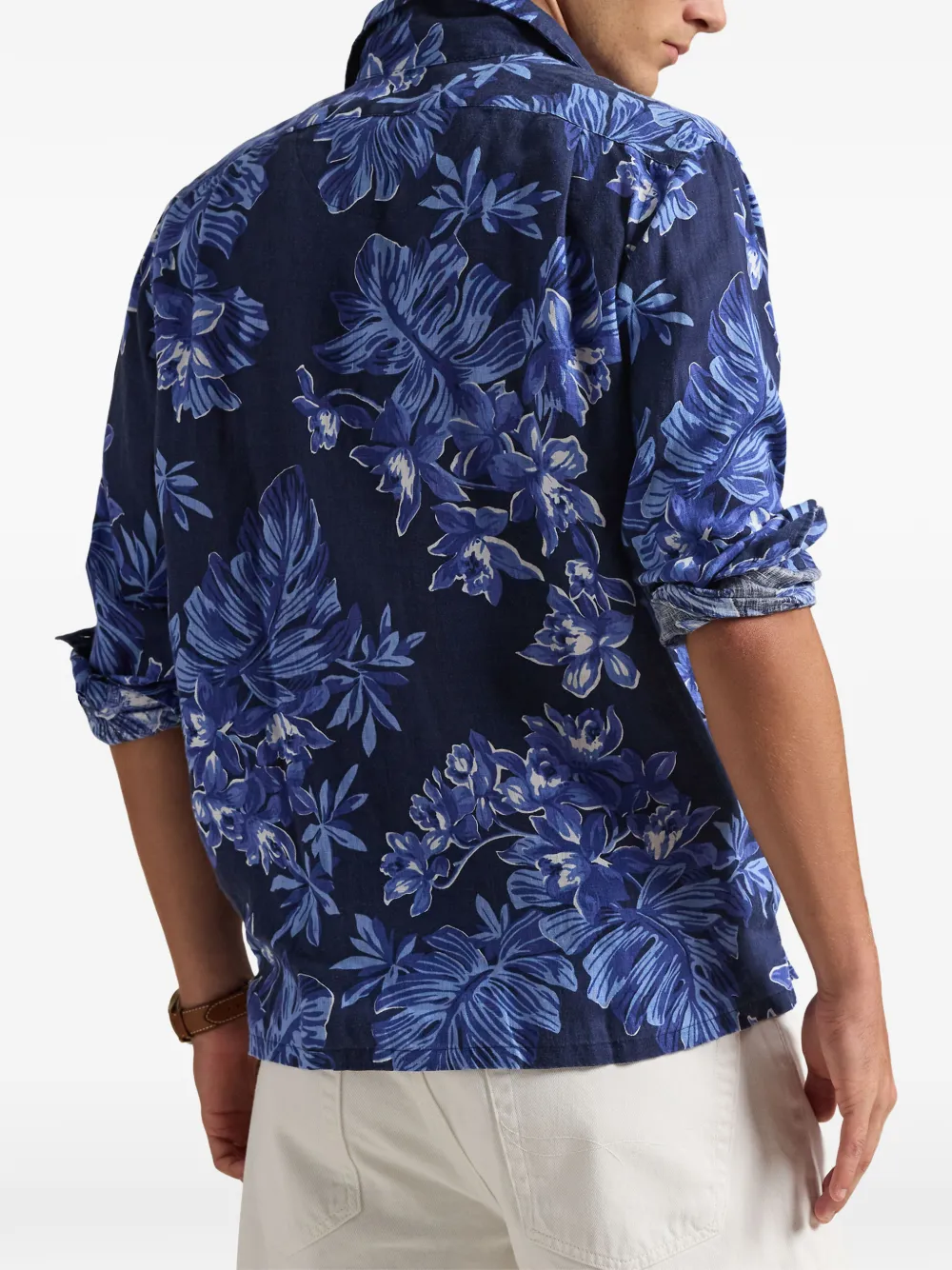 Polo Ralph Lauren Overhemd met bloemenprint Blauw