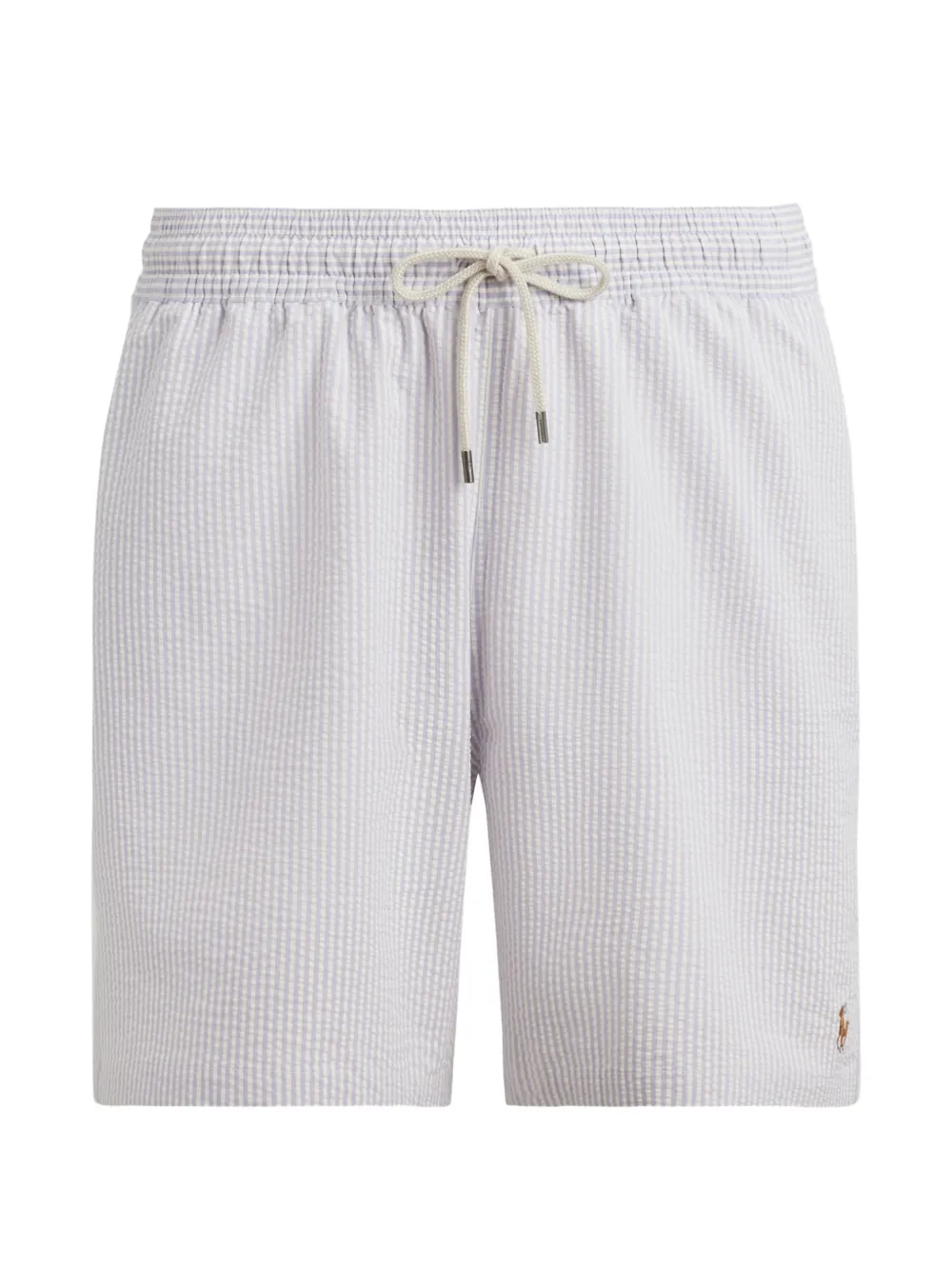 Polo Ralph Lauren seersucker drawstring swim shorts - Bianco