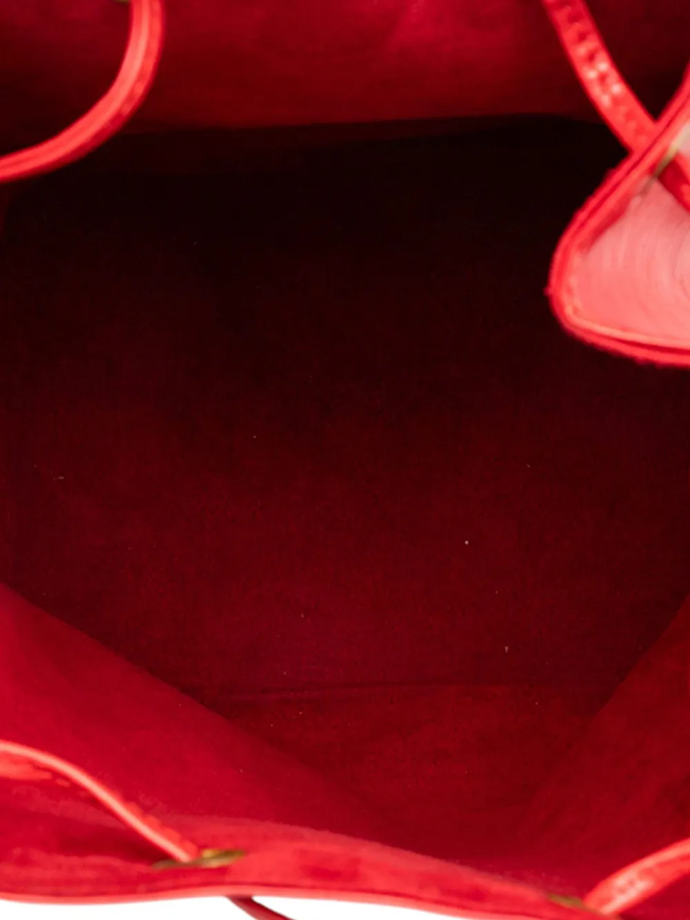 Pre-owned Louis Vuitton 1995 Epi Noe Gm Bucket Bag In Red