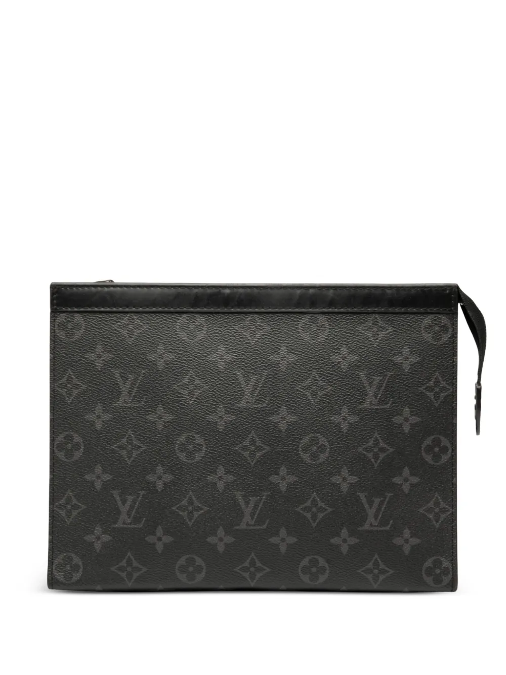 Louis Vuitton Pre-Owned 2021 モノグラム エクリプス ポシェット ヴォワヤージュ MM クラッチバッグ -