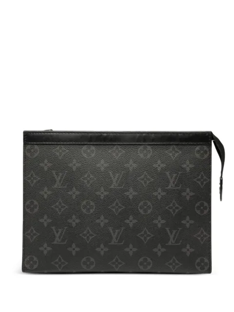 Louis Vuitton Pre-Owned 2021 Monogram Eclipse Pochette Voyage MM clutch bag