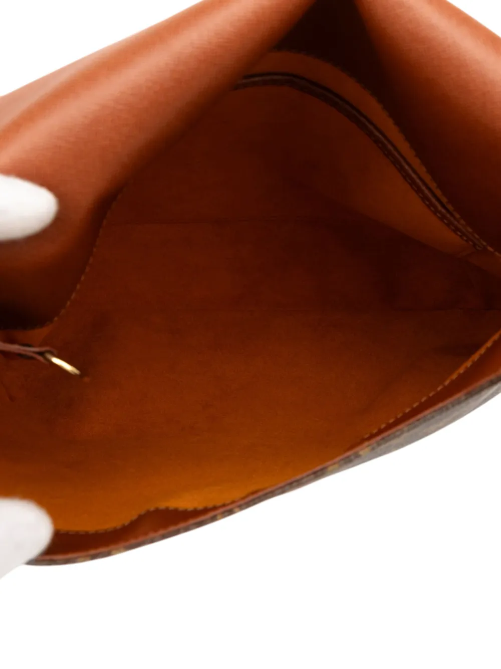 Pre-owned Louis Vuitton 1999 Monogram Musette Salsa Gm Crossbody Bag In Brown