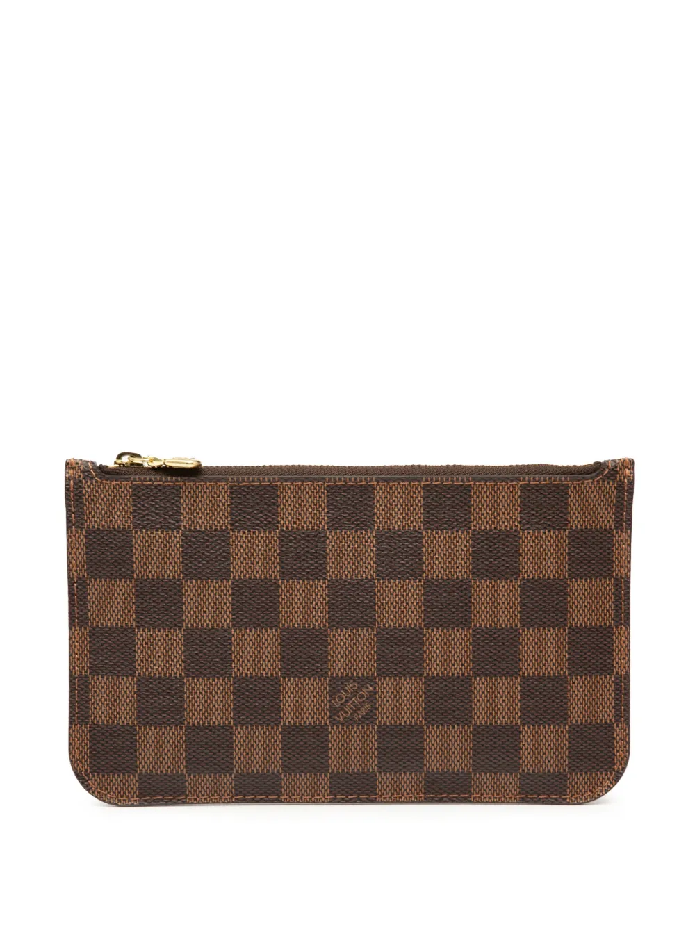 Louis Vuitton Pre-Owned 2015 ダミエ エベヌ ネヴァーフル PM ポーチ - ブラウン Louis Vuitton Pre-Owned 2015 ダミエ エベヌ ネヴァーフル PM ポーチ - ブラウン