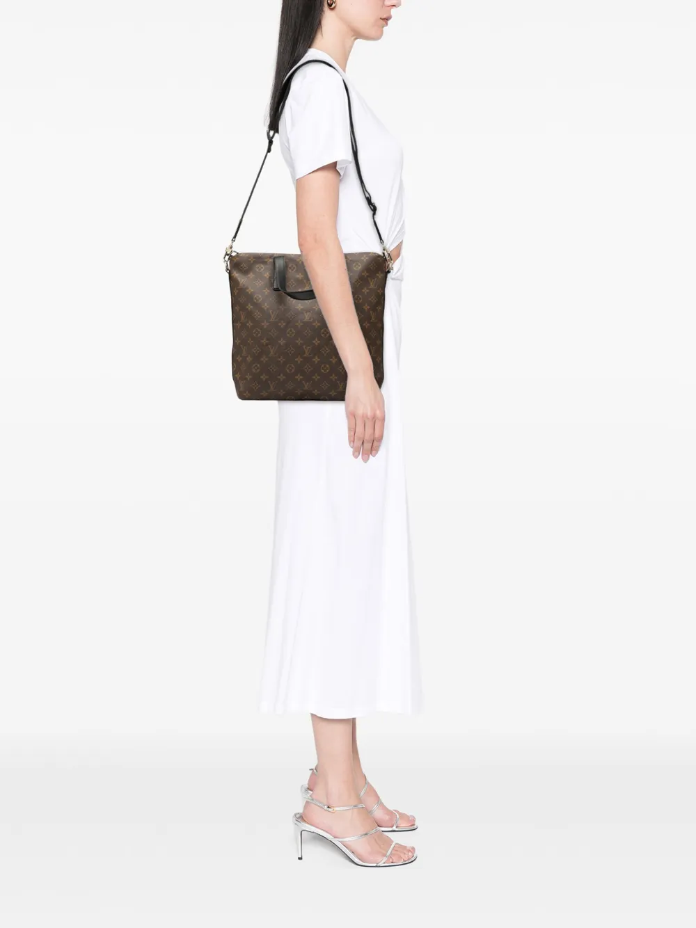 Louis Vuitton Pre-Owned bolsa satchel Monogram Macassar Kitan 2011 | Estilos de archivo | Image 2