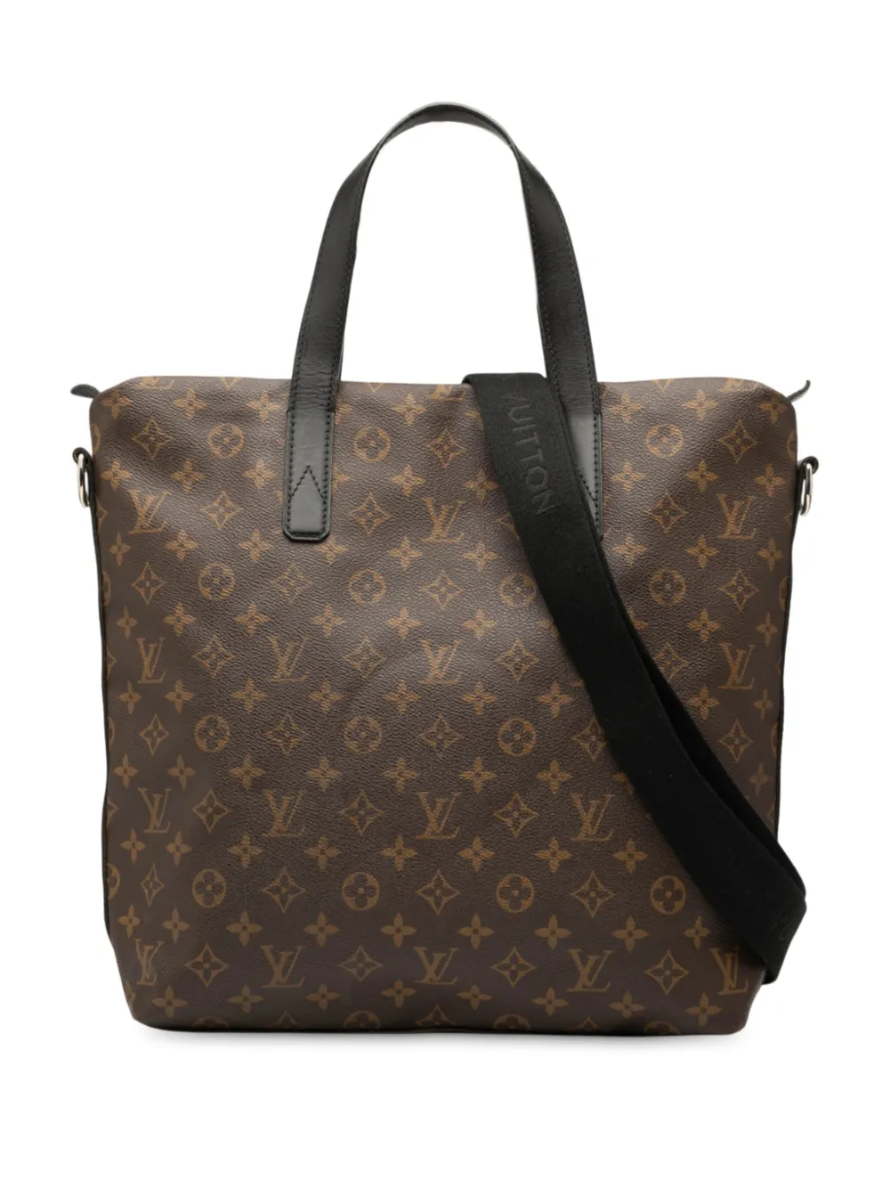 Louis Vuitton Pre-Owned bolsa satchel Monogram Macassar Kitan 2011 | negro | Image 1