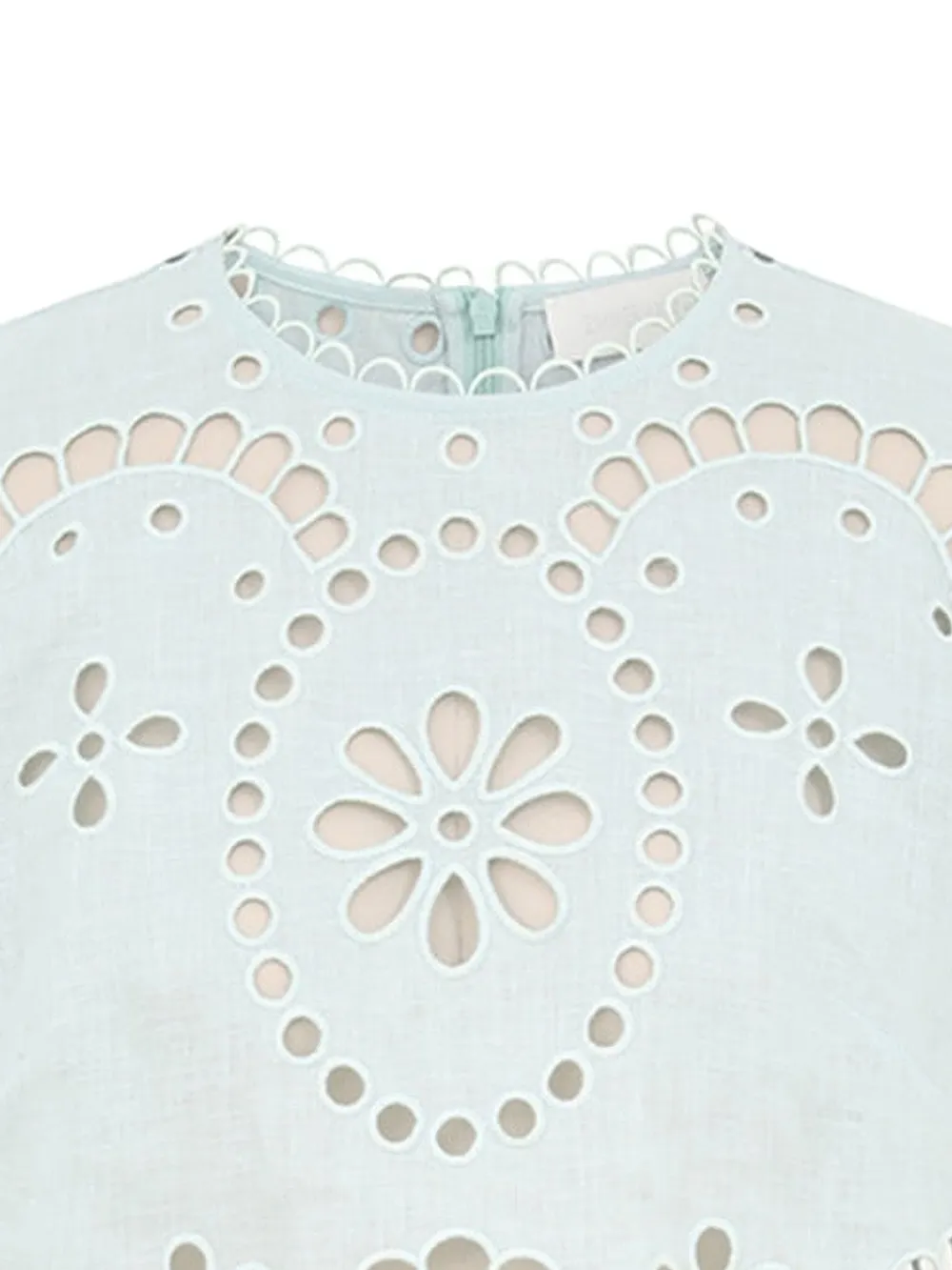 ZIMMERMANN Awaken blouse met borduurwerk - Blauw