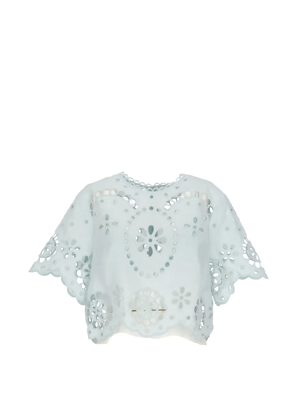 ZIMMERMANN Awaken embroidered blouse - Blu