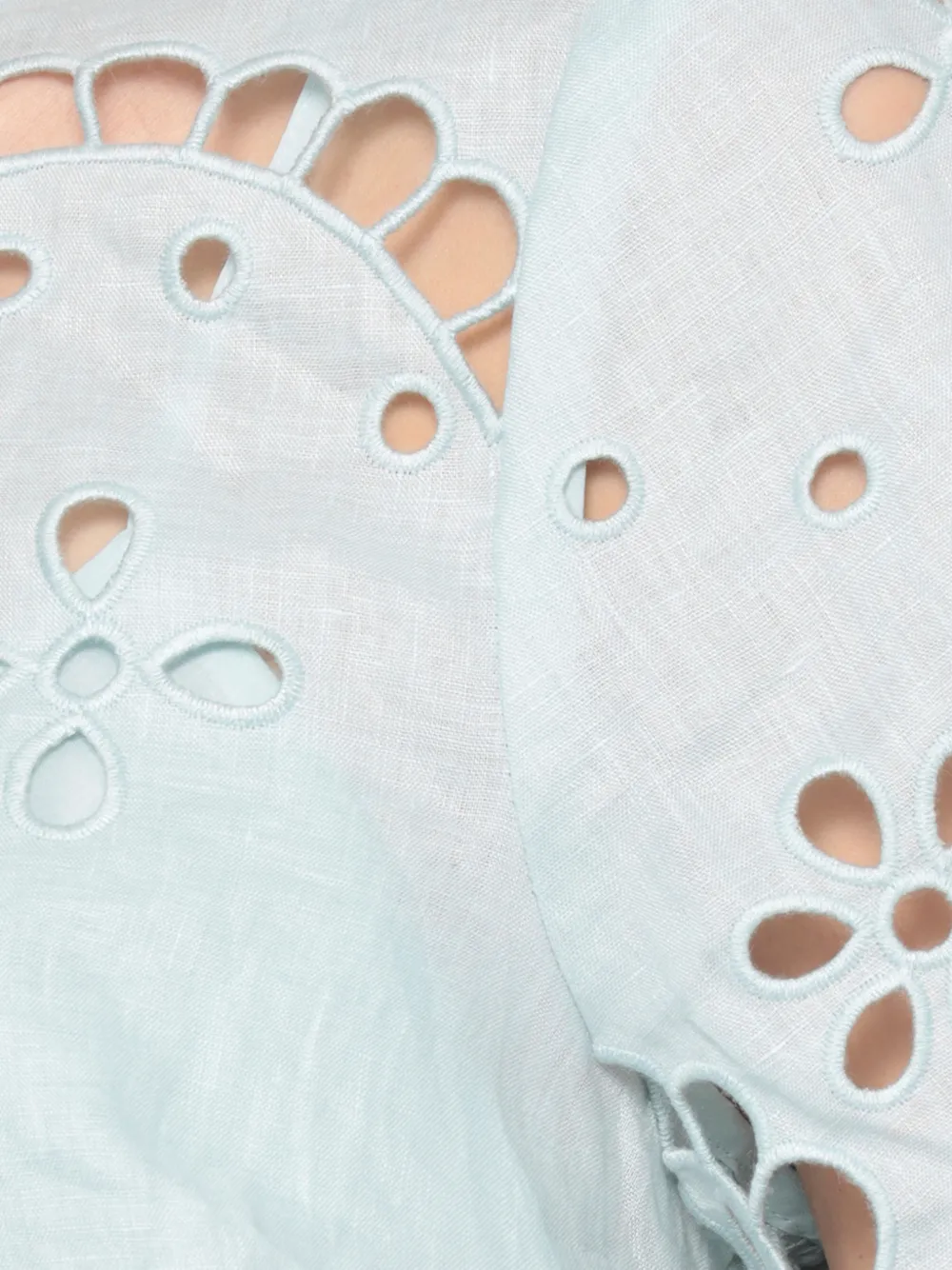 ZIMMERMANN Awaken blouse met borduurwerk Blauw