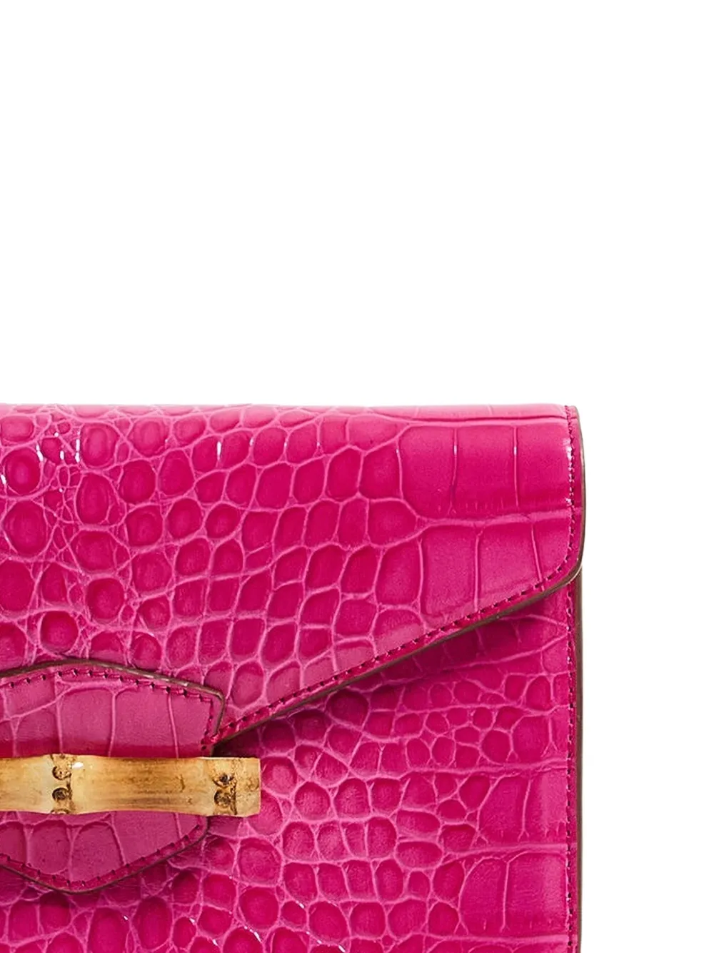 Pamela Munson The Jackie croc-embossed clutch | Clutch Bags | Image 2