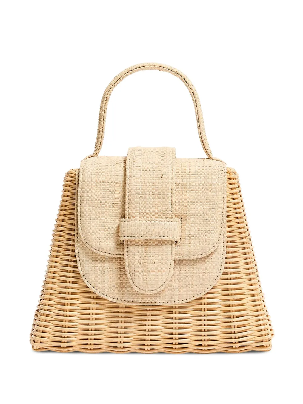 Pamela Munson The Petite Lady Bag buckle tote bag - Toni neutri