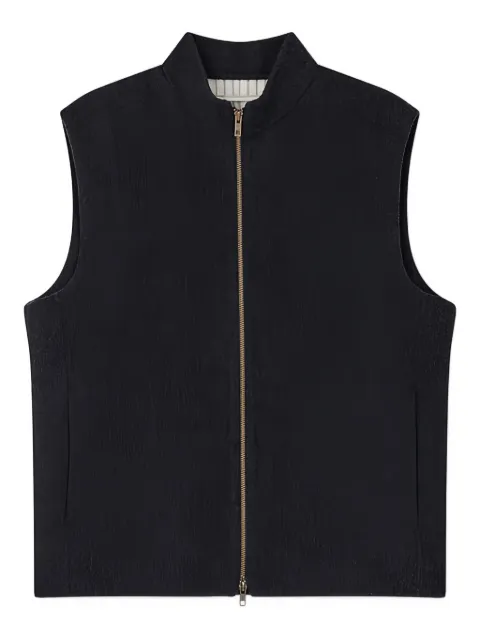 Man On The Boon. zip-up pockets handmade vest