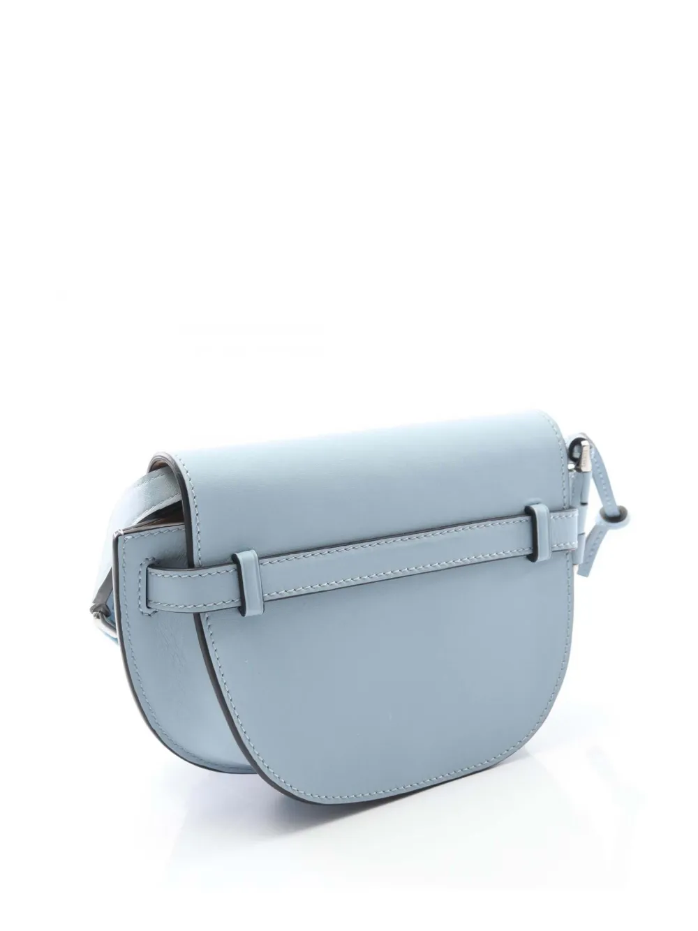 LOEWE Pre-owned 2010-2025 Mini Leather Gate Dual Bag Shoulder Bag In Blue