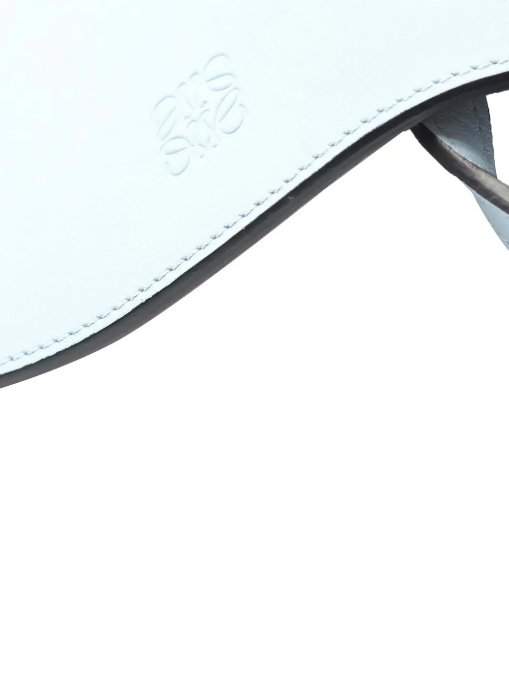 LOEWE Pre-owned 2010-2025 Mini Leather Gate Dual Bag Shoulder Bag In Blue