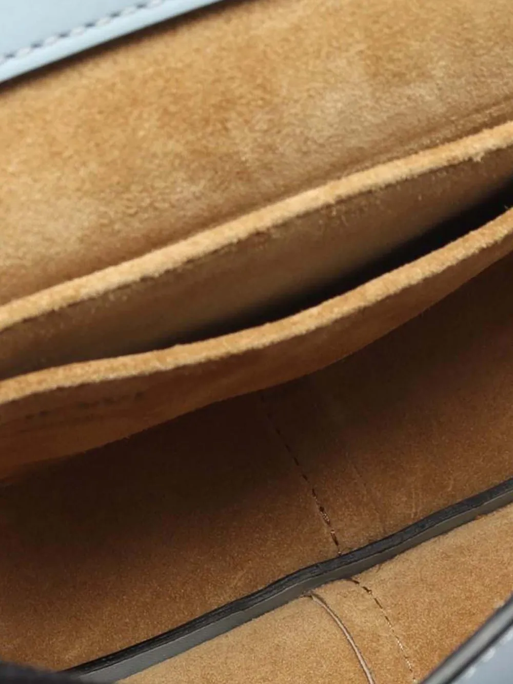 LOEWE Pre-owned 2010-2025 Mini Leather Gate Dual Bag Shoulder Bag In Blue