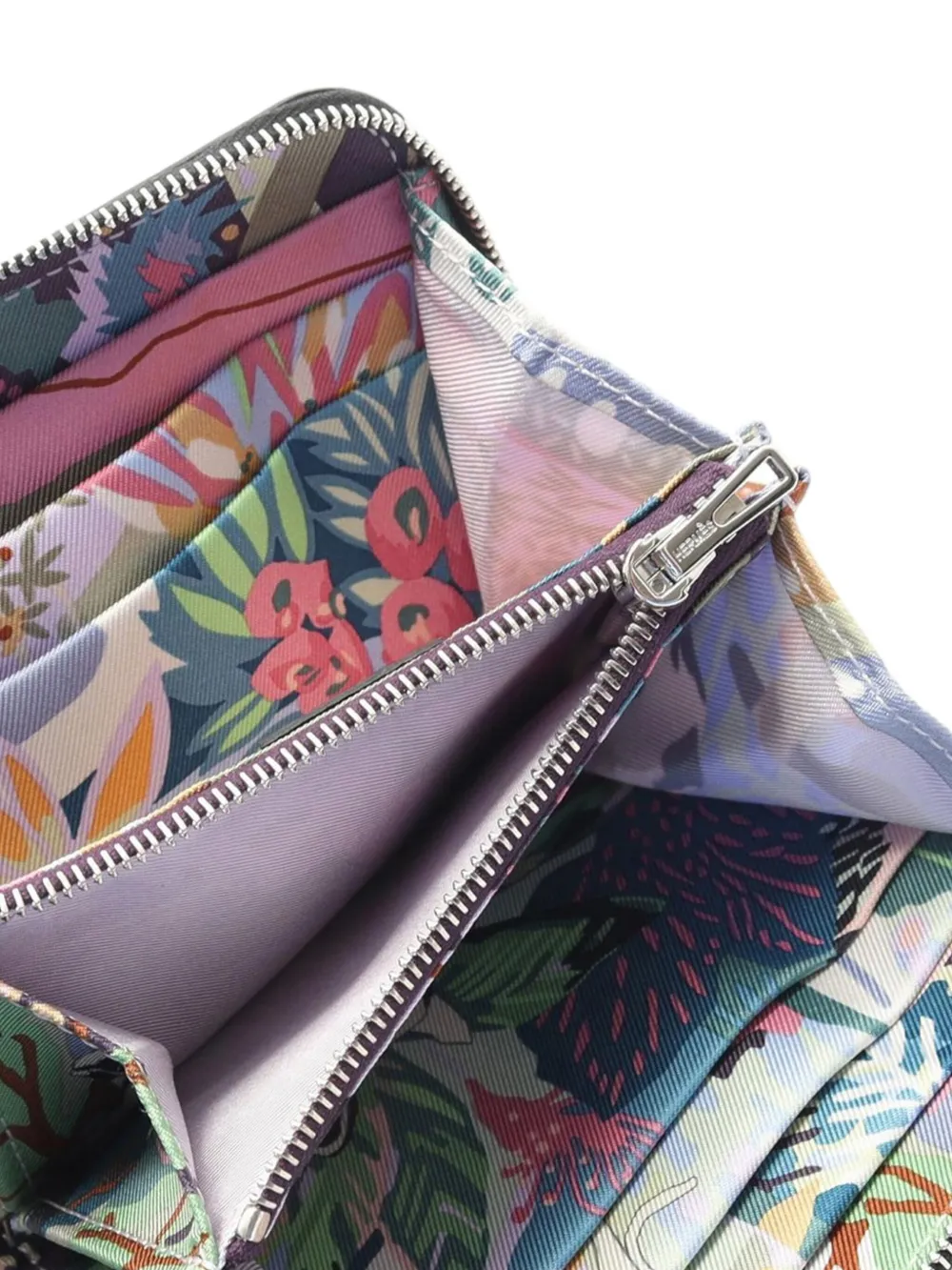 2024 Epsom Silk Azap Zip Compact Wallet Small Wallets