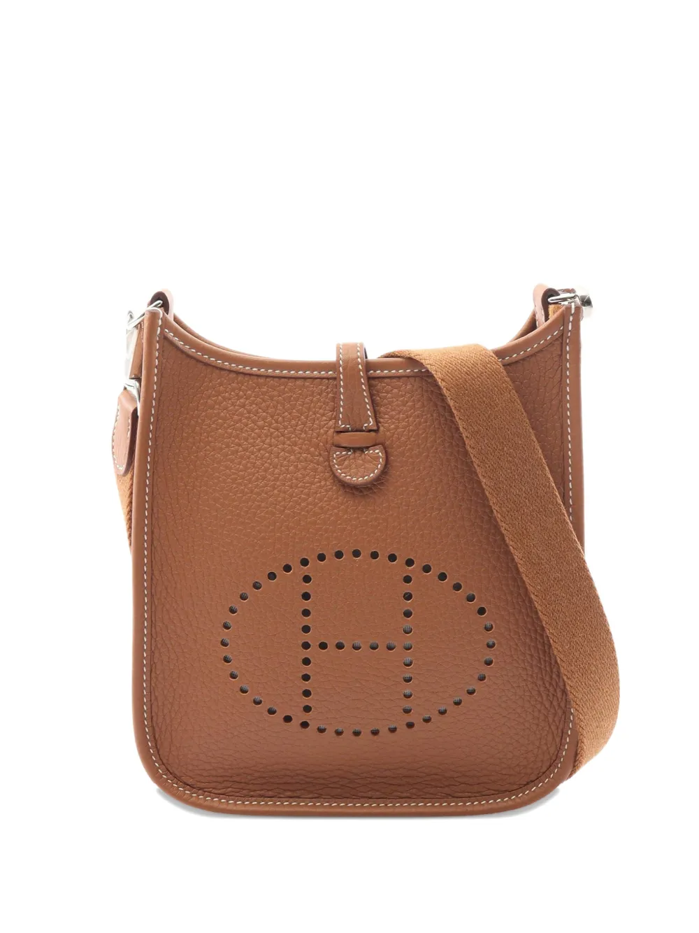 Hermès Pre-Owned 2025 Taurillon Clemence Evelyne TPM shoulder bag | Brown | Image 1