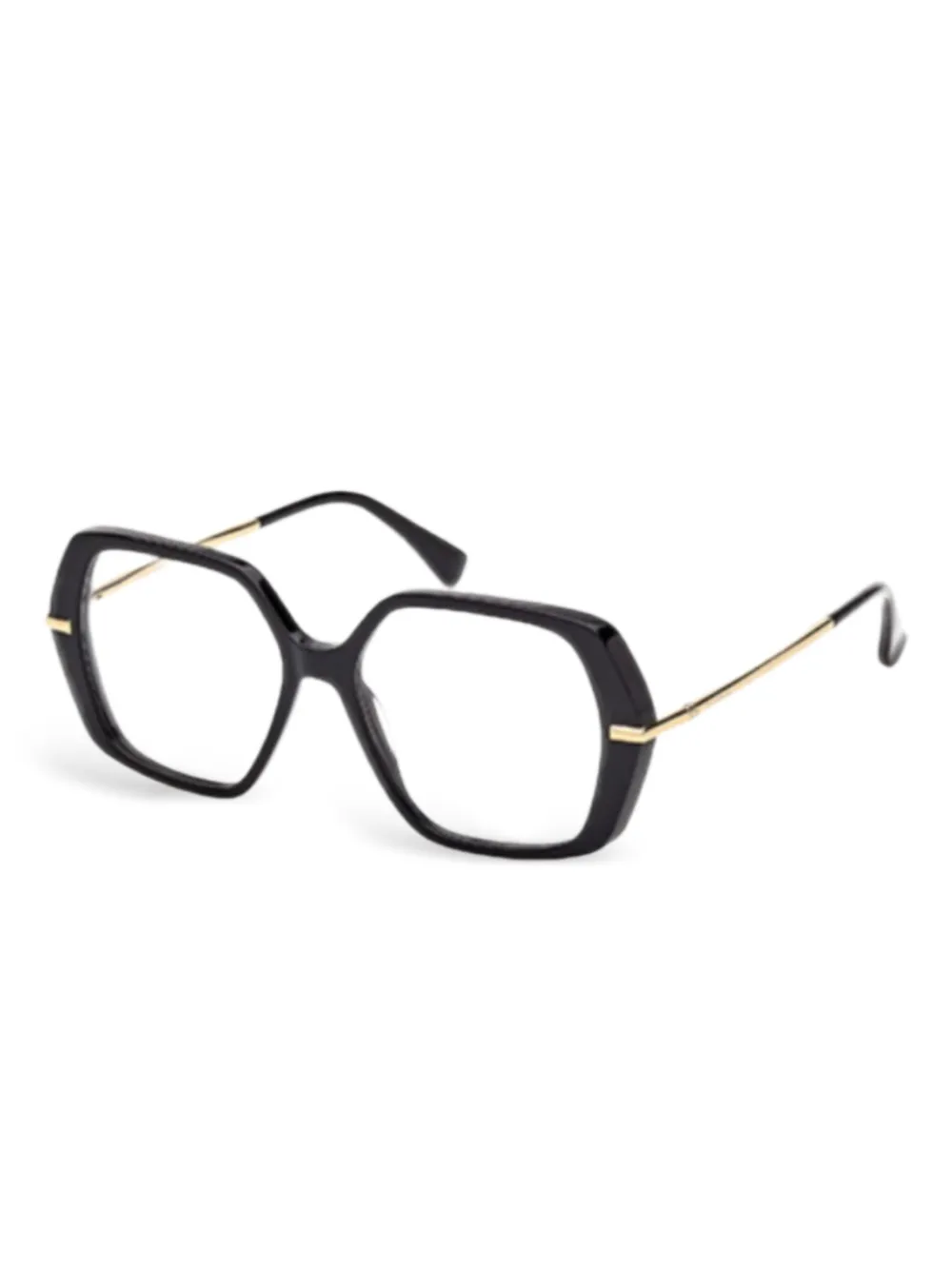 Max Mara Eyewear geometric-frame glasses | Black | Image 1