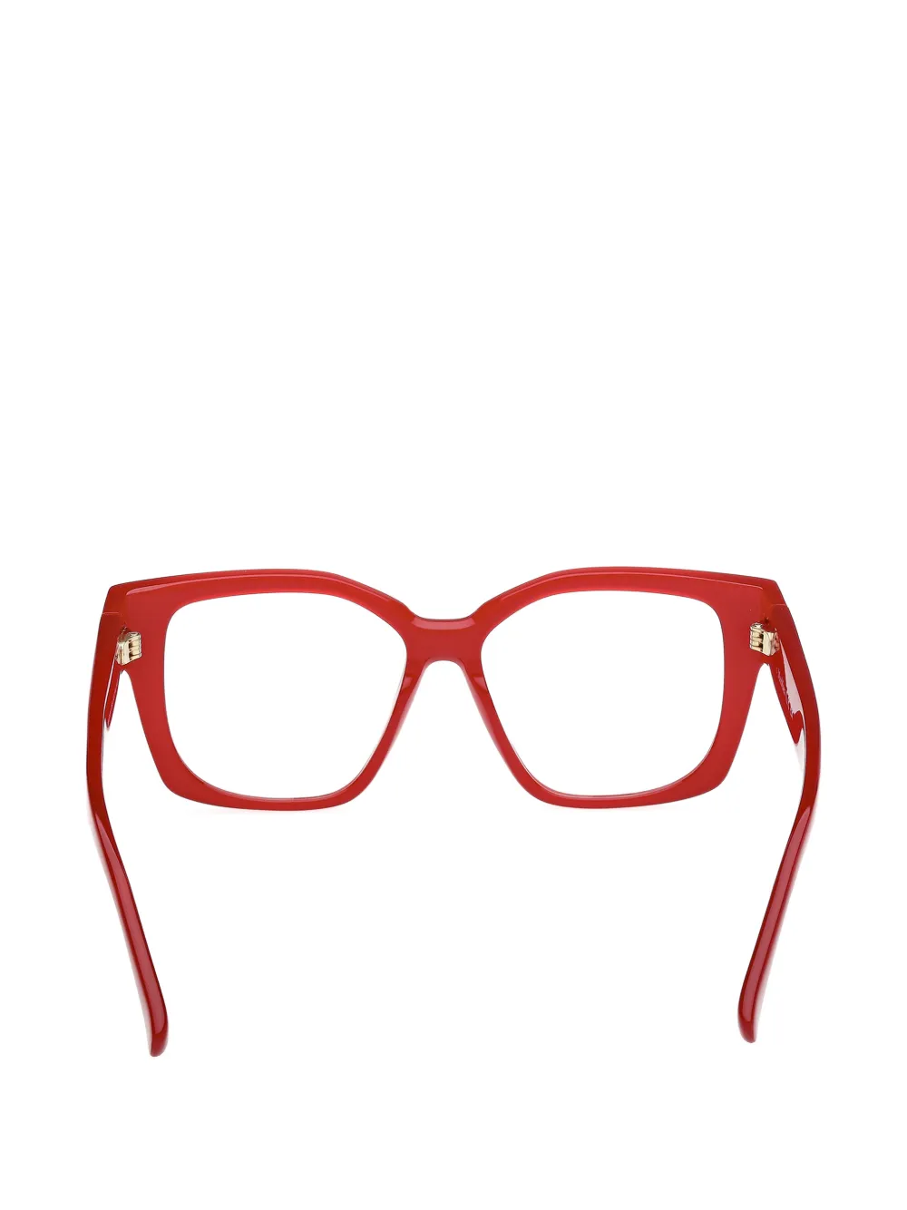 Max Mara Eyewear Bril met vierkant montuur Rood