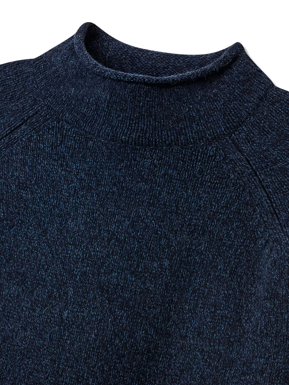 Man On The Boon. Gebreide coltrui Blauw