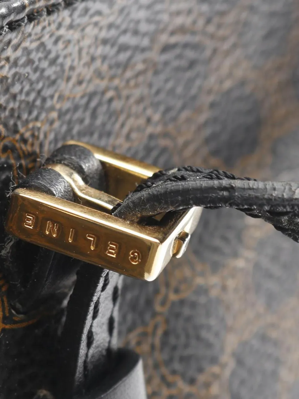 Pre-owned Celine 2010-2025 Macadam Tote Bag In Black