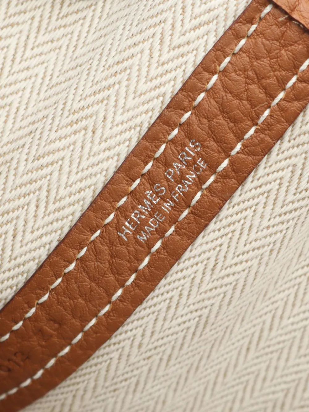 Pre-owned Hermes 2021 Negonda Garden Party Tpm Tote Bag In Brown