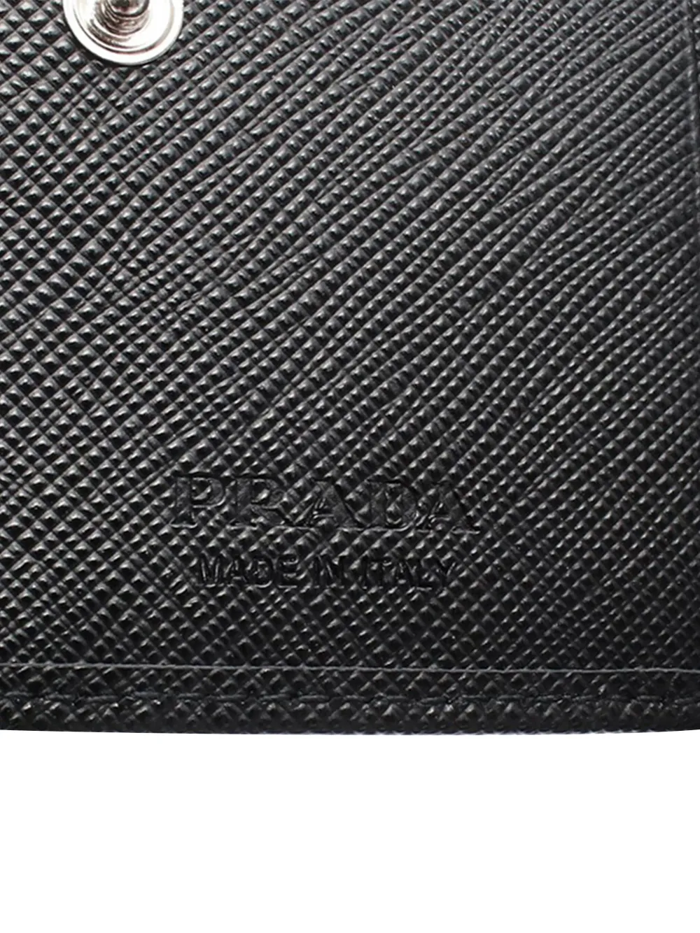 2013-2025 Saffiano-Trimmed Tessuto Zip Bifold Wallet Small Wallets