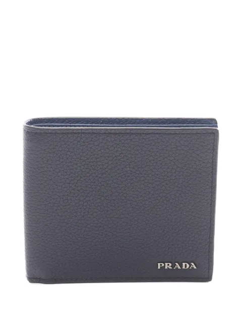 Prada Pre-Owned 2010-2025 Micro Grain Vitello Wallet small wallets