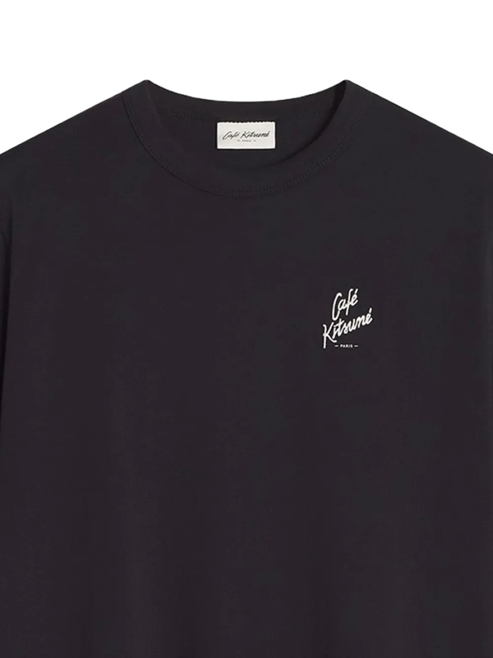 Maison Kitsuné Café Kitsuné Logo T-shirt In Animal Print