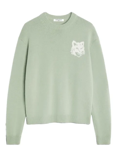 Maison Kitsuné fox-head crew-neck sweater