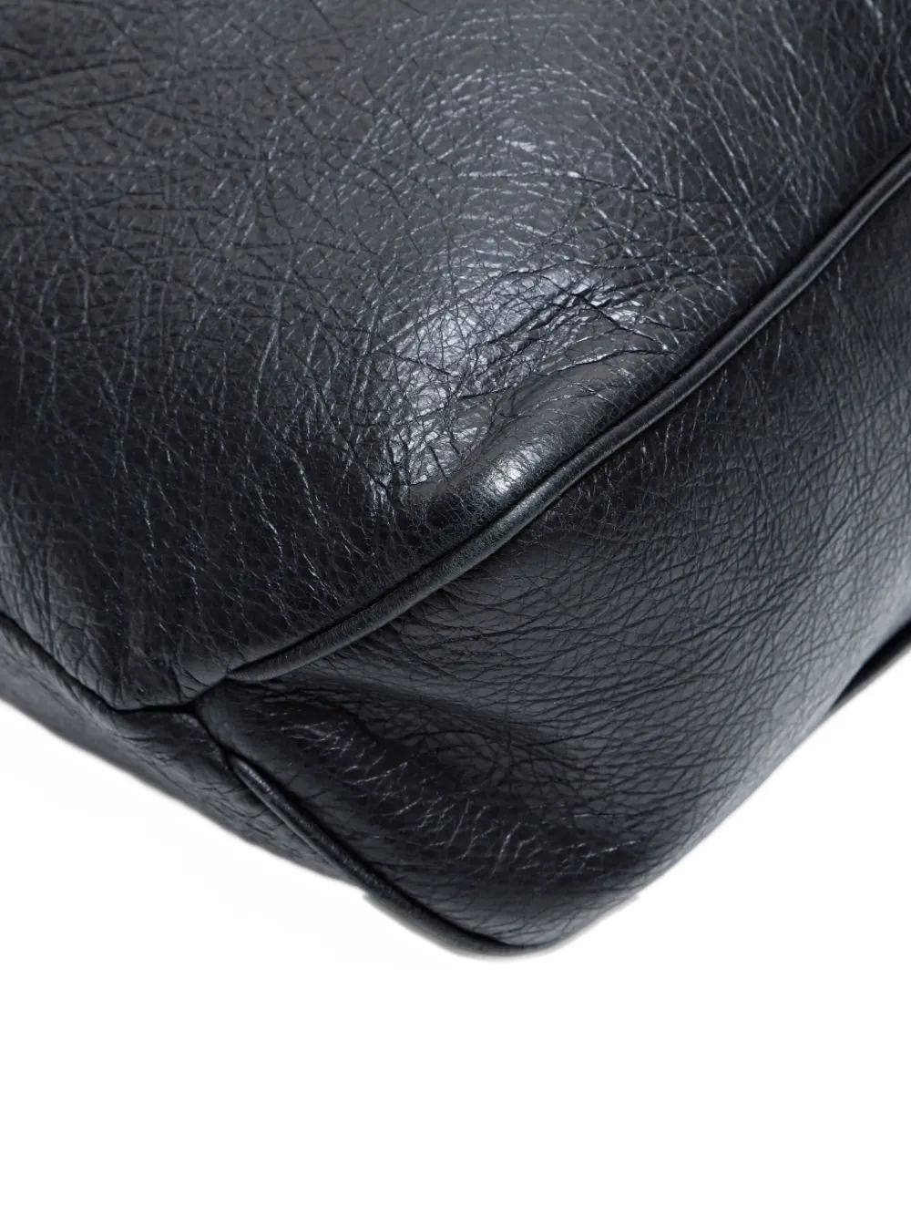 Pre-owned Balenciaga 2000-2020s Leather Tote Bag In Black