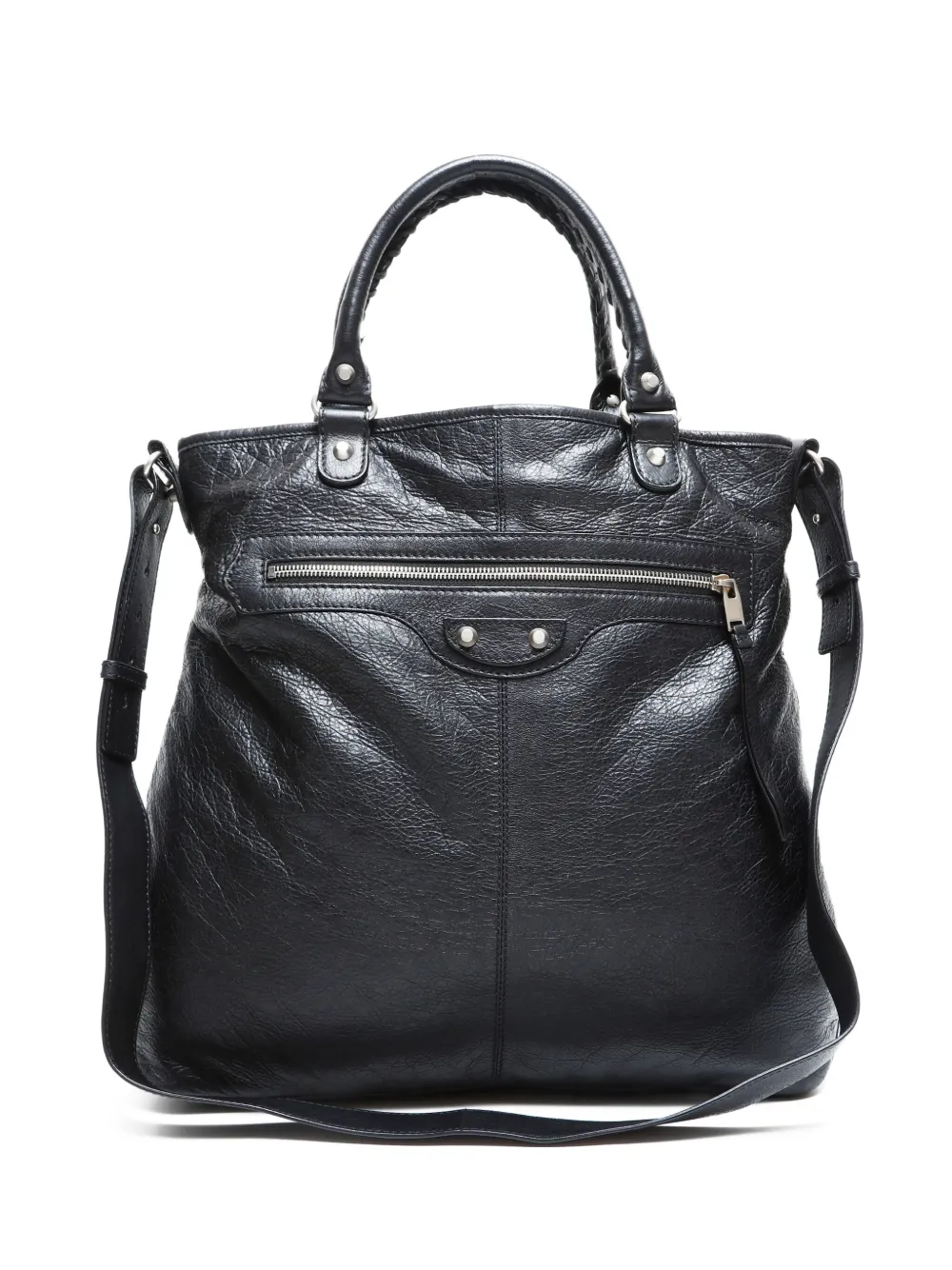 Balenciaga Pre-Owned 2000-2020s レザーハンドバッグ - ブラック