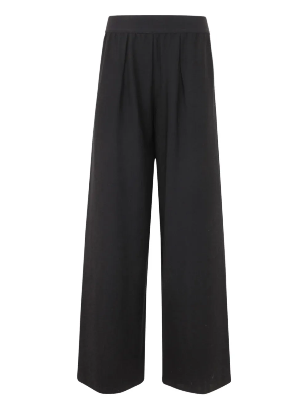 Maria Calderara Pleated Trousers In Black